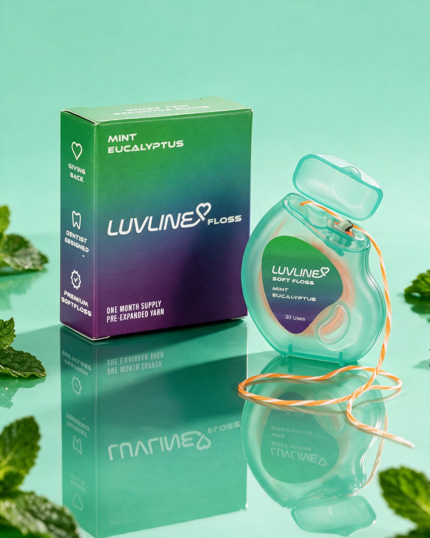 Mint Eucalyptus Dental Floss